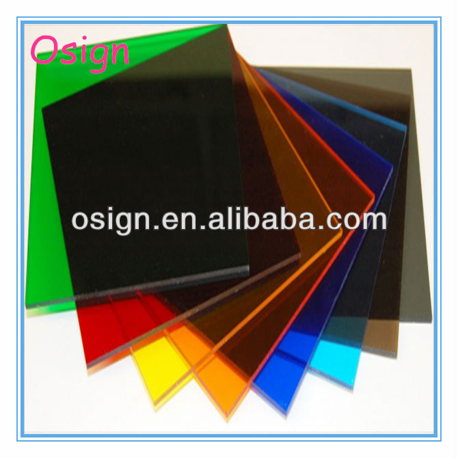 feuilles stratifiées par feuille acrylique à haute brillance acrylique transparente de la feuille PMMA/PVC du bâti PMMA